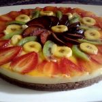 طورطة باردة بالفواكه