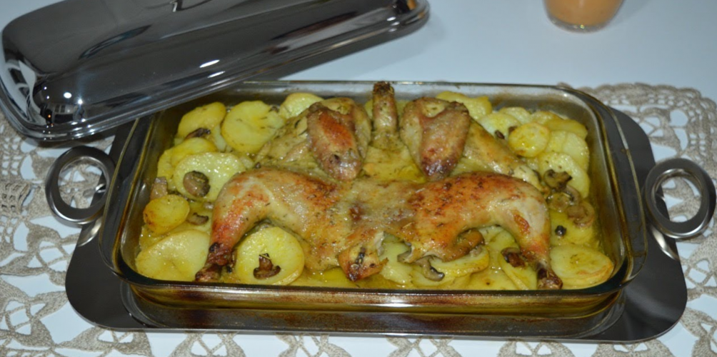 Poulet au four أروع دجاج بالبطاطس