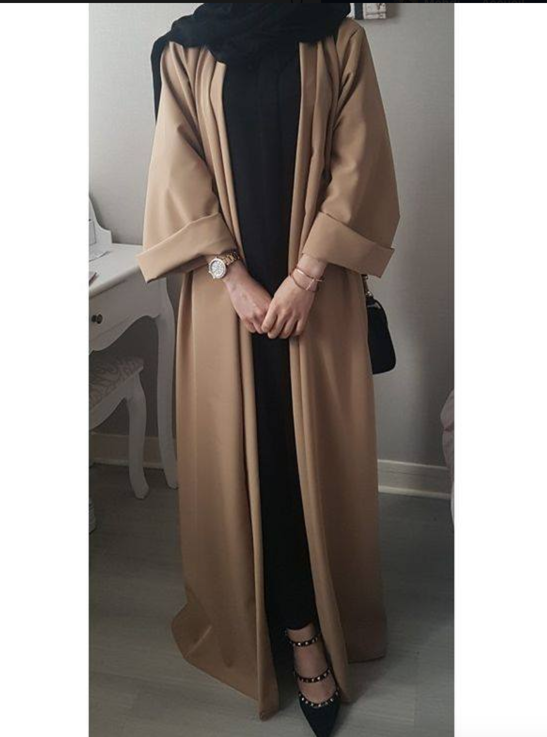 Open Abaya من أفضل الإستايلات علي الأطلاق