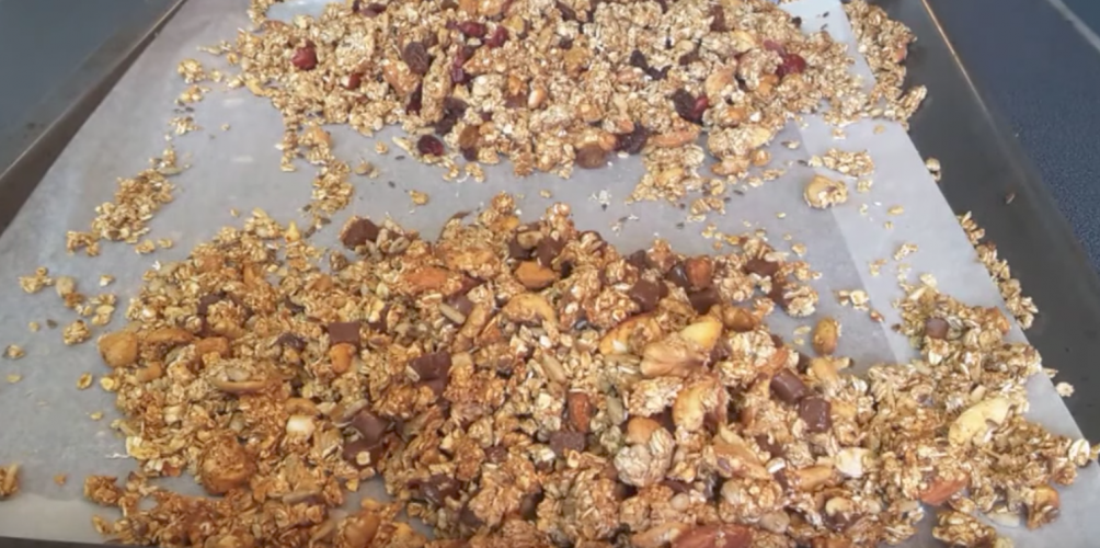 طريقة تحضير الميسلي الصحي في المنزل Healty muesli fait maison