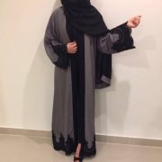 إستايل الـ Open Abaya