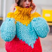 الـ Chunky Knit Sweater يعود لاجواء الموضه من جديد