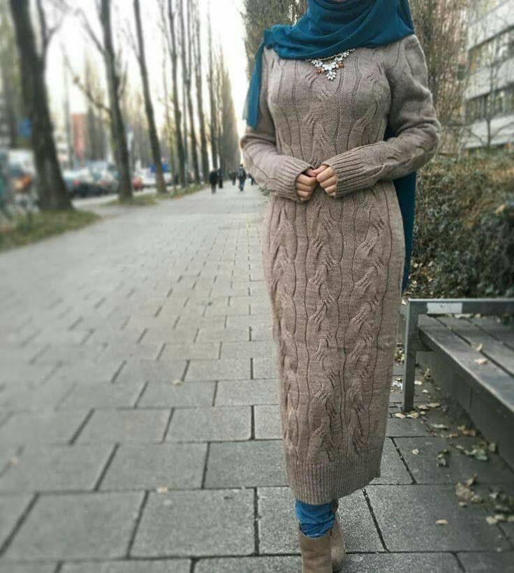 الـ Sweater dresses لهذا الشتاء