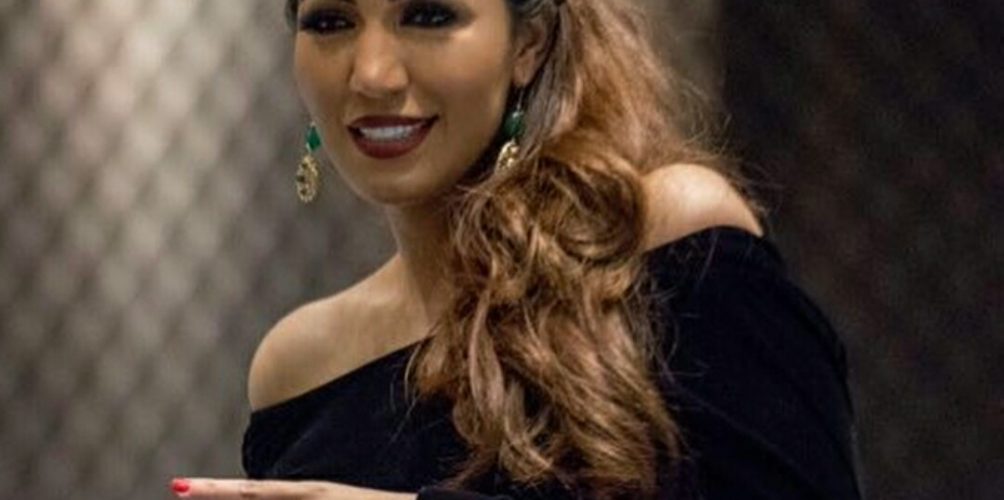 صور..أسماء لمنور بفستان أنيق في أحدث ظهور لها