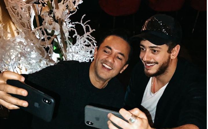 صورة: بعد عودته الى باريس سعد لمجرد يحضر عملا جديدا رفقة ريدوان