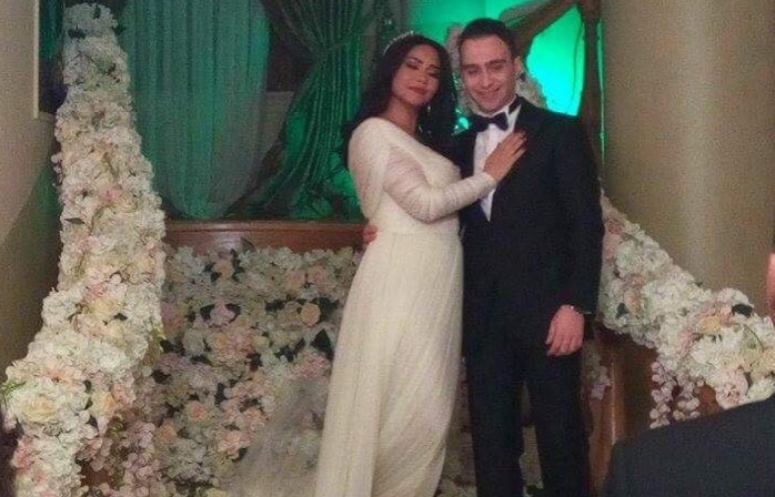 تسريب صور من حفل زفاف شيرين وحسام حبيب السري