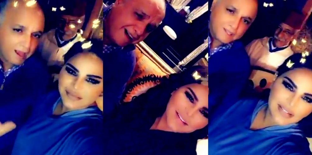 الصويري و الفنلنة الإماراتية أحلام محيحين في مدينة مراكش