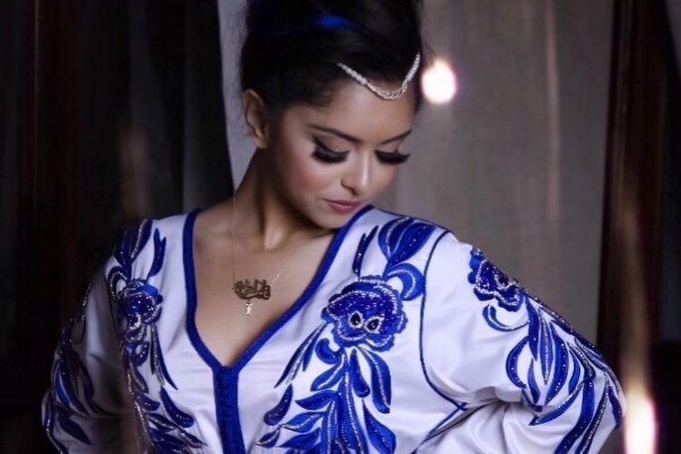 فاطمة الزهراء الإبراهيمي بقفطان مغربي ساحر (صورة)