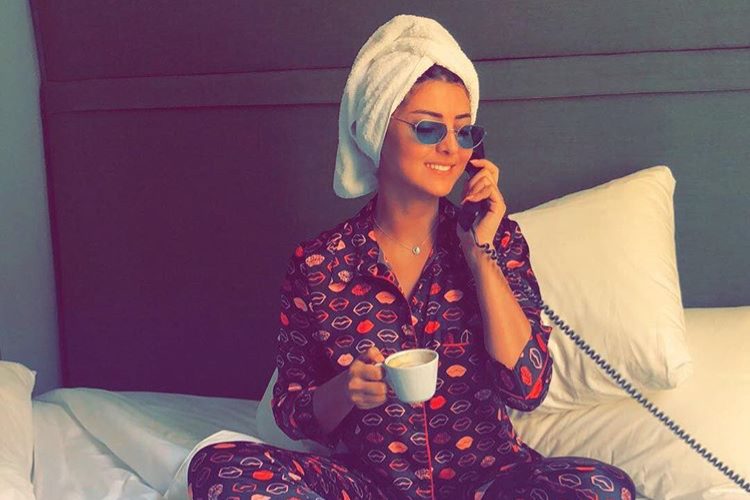 مريم سعيد بـ &laquo;&nbsp;البيجاما&nbsp;&raquo; في إطلالة عفوية (صورة)