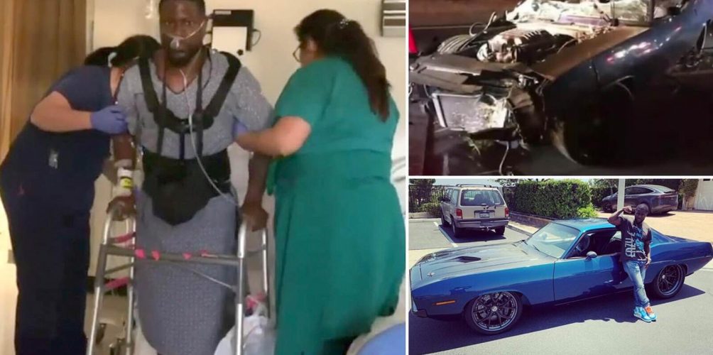 بعد شهرين من الحادث المميت.. كيفن هارت ينشر فيديو مؤثر لرحلة علاجه