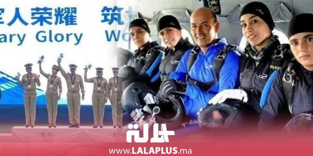 لأول مرة في التاريخ.. المنتخب المغربي النسوي للقفز بالمظلات ينتزع الميدالية الذهبية (فيديو)