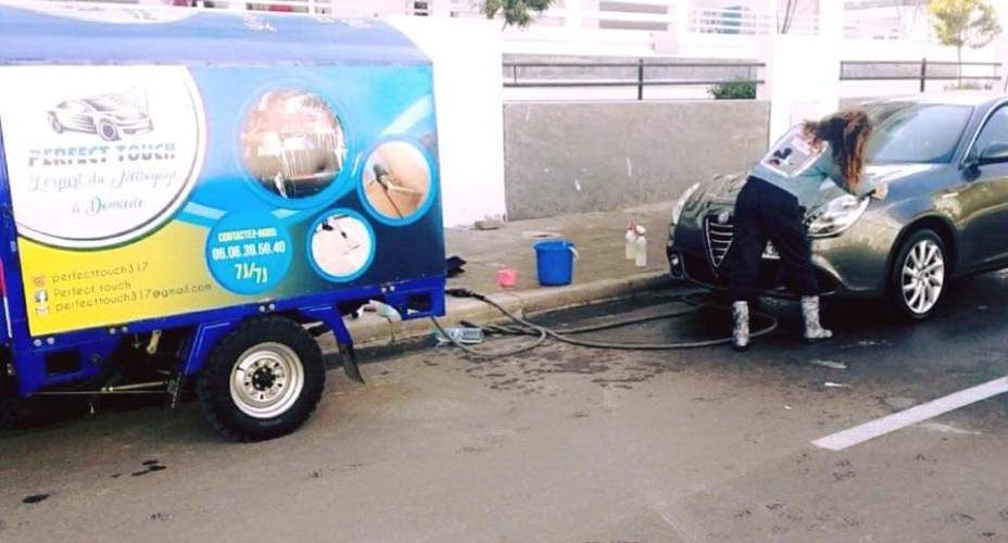 تحدت البطالة بطريقة مبتكرة.. لمياء علوشي شابة مغربية تعمل في عربة &laquo;&nbsp;لافاج&nbsp;&raquo; متنقلة