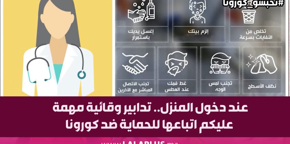 عند دخول المنزل.. تدابير وقائية مهمة عليكم اتباعها للحماية ضد كورونا (فيديو)