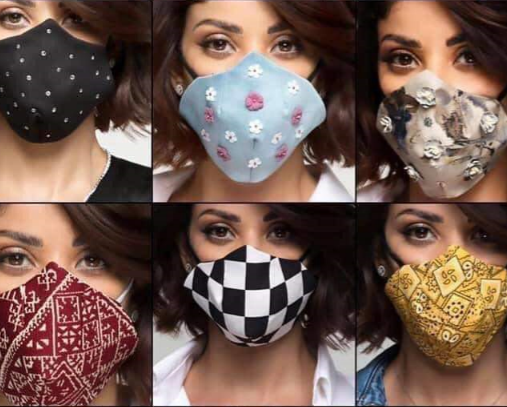 بسبب كمامات قامت بتصميمها.. ليلى الحديوي تتثير الجدل (صور)