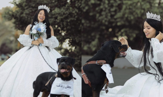 أقامت حفل زفاف مع كلبها.. انتقادات لاذعة تطال مؤثرة مصرية شهيرة