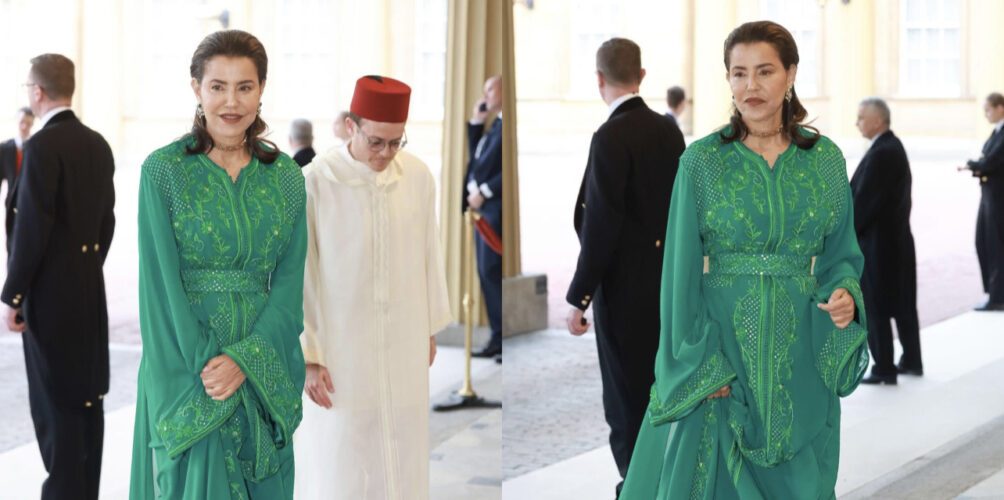 لندن.. صاحبة السمو الملكي الأميرة لالة مريم بالقفطان المغربي في حفل استقبال بمناسبة تتويج الملك تشارلز (صور)