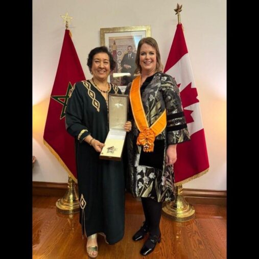 أوتاوا.. توشيح السفيرة الكندية السابقة بالمغرب نيل ستيوارت بالوسام العلوي من درجة الحمالة الكبرى