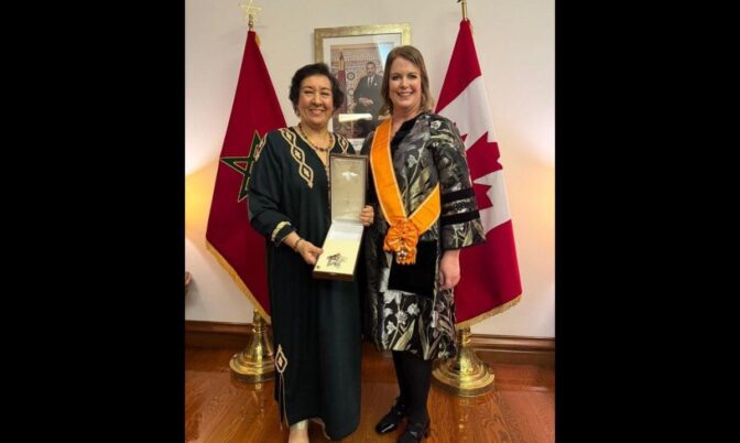 أوتاوا.. توشيح السفيرة الكندية السابقة بالمغرب نيل ستيوارت بالوسام العلوي من درجة الحمالة الكبرى